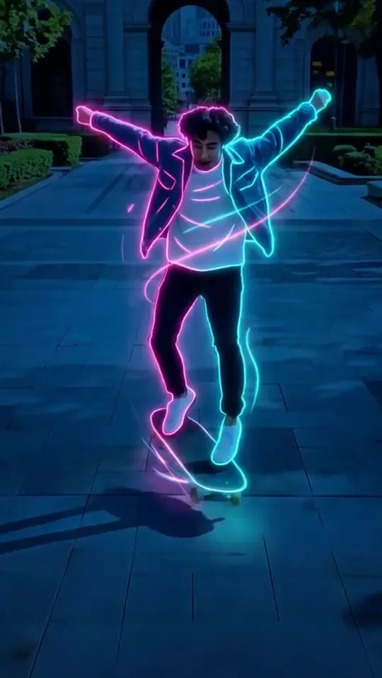 The same frame as Neon Outline