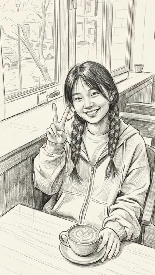 The same frame as Pencil Sketch